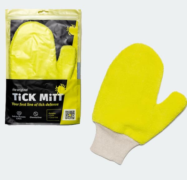 TickMitt for dog travel and tick removal